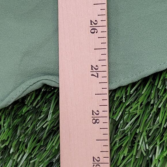 Vintage 90s Kings-Road Disco Button Shirt Small 19x27 Green - Picture 6 of 11